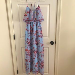 Floral Maxi Dress With Side Slits